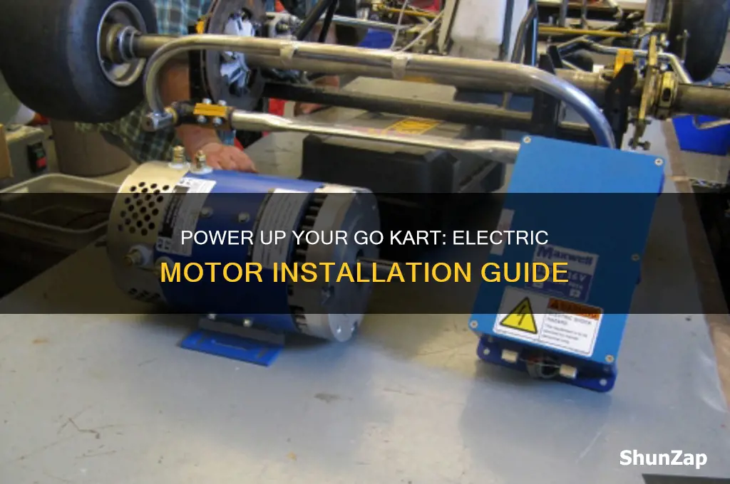 how to use an electric motor for a go kart