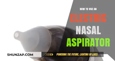 Effective Nasal Relief: A Guide to Using Electric Aspirators Safely