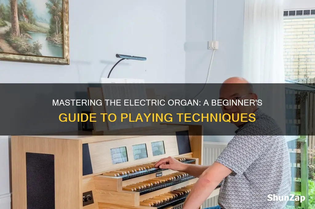 how to use an electric organ