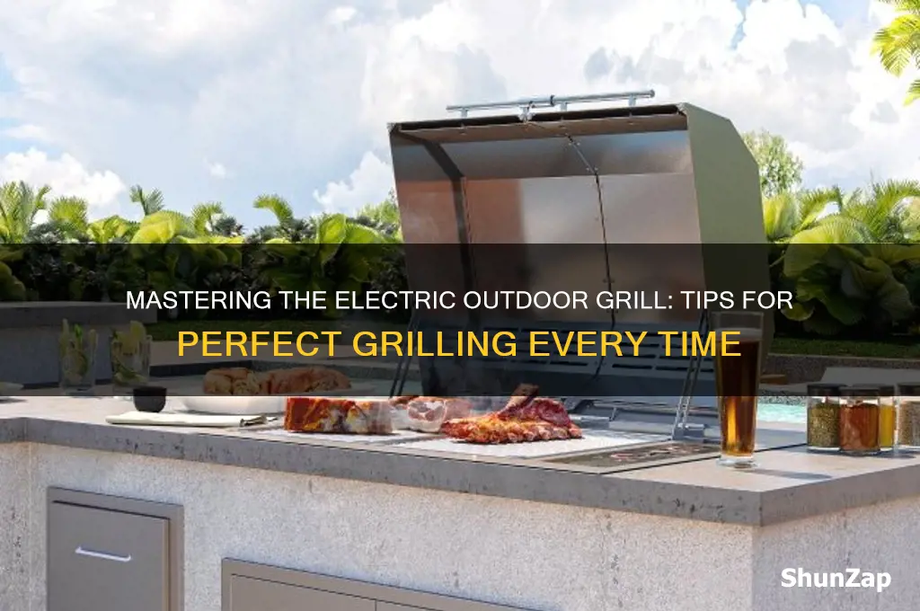 how to use an electric outdoor grill