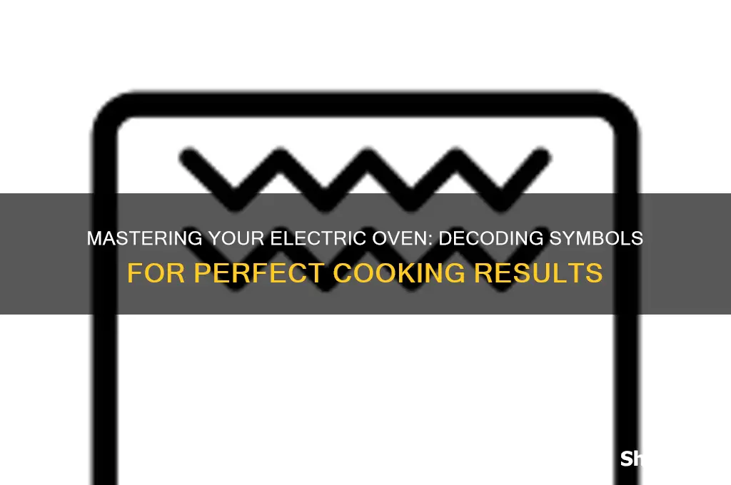 how to use an electric oven symbols