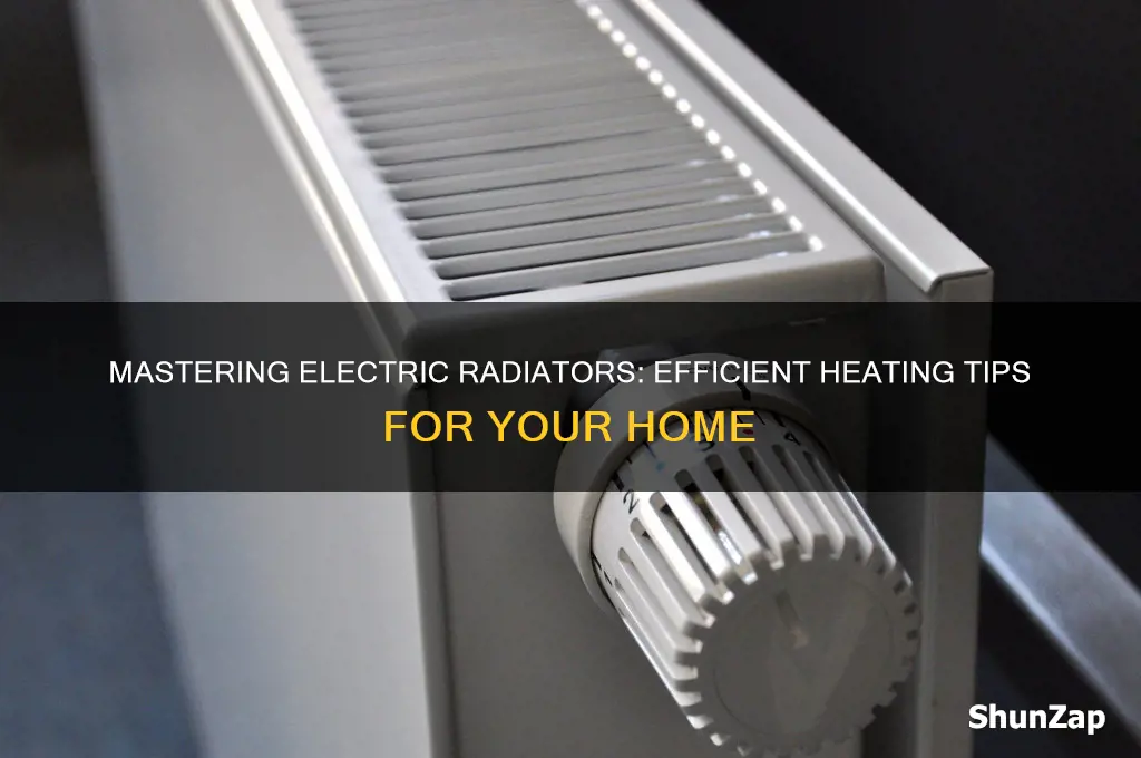 how to use an electric radiator