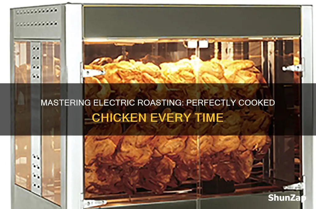 how to use an electric roasting with chicken