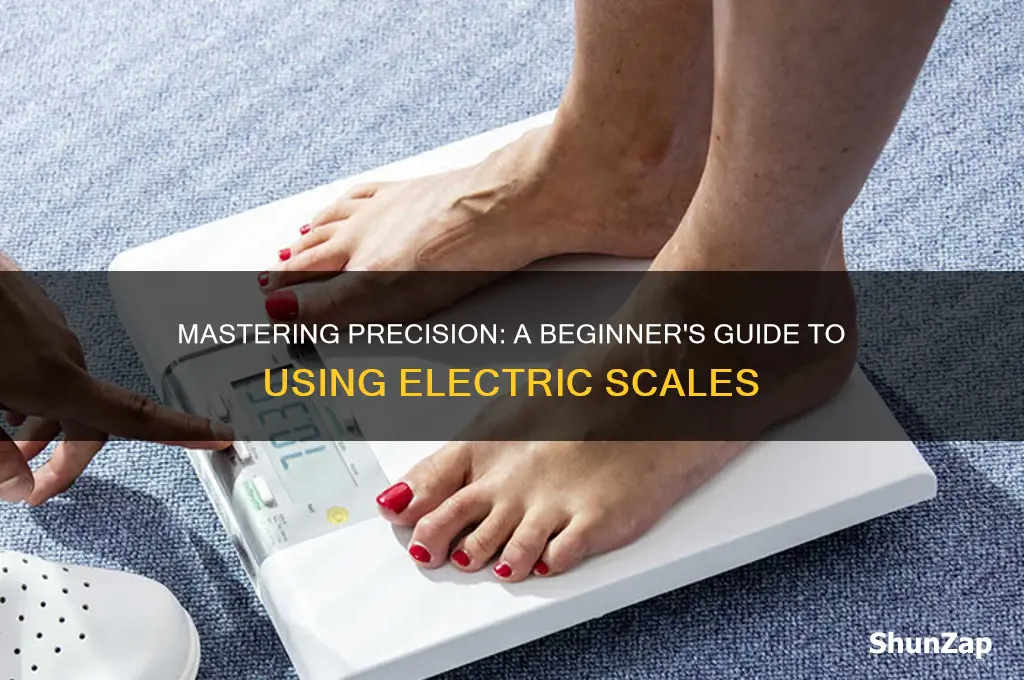 how to use an electric scale
