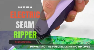 Mastering the Electric Seam Ripper: Effortless Stitch Removal Techniques