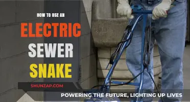 Mastering the Electric Sewer Snake: A Step-by-Step Drain Clearing Guide