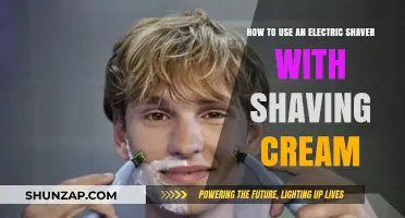 Mastering Electric Shaver Use with Shaving Cream: A Step-by-Step Guide