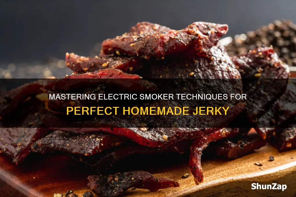 how to use an electric smoker for jerky