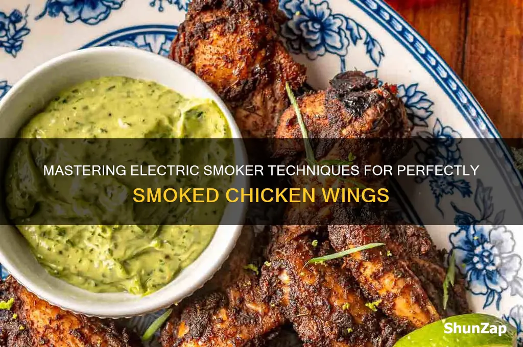 how to use an electric smoker for wings