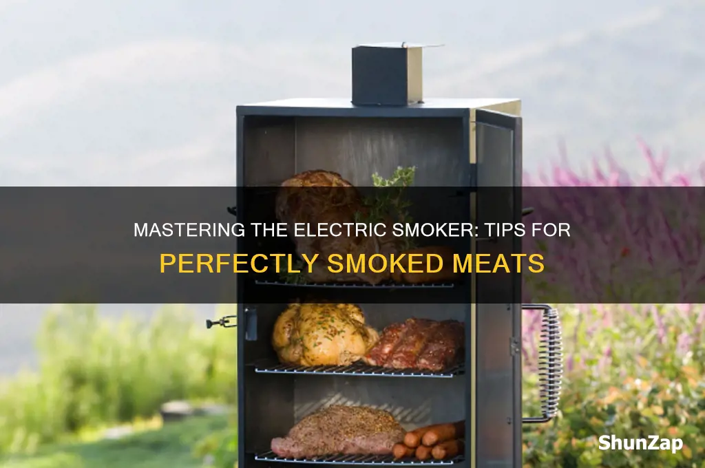 how to use an electric smoket