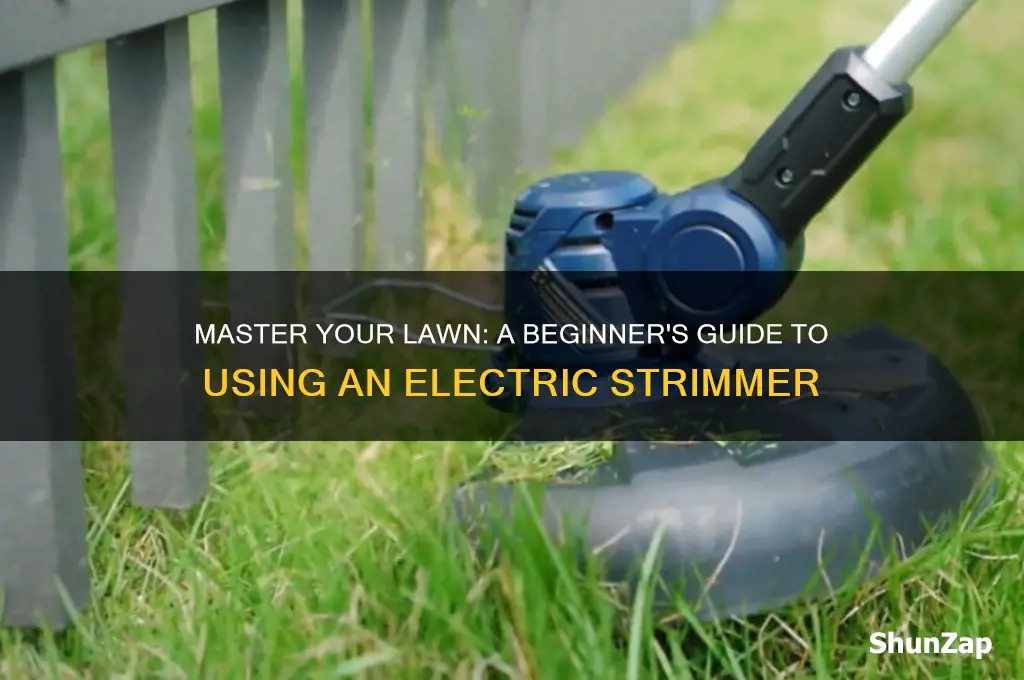 how to use an electric strimmer