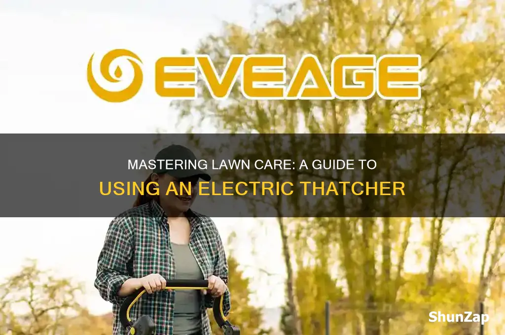 how to use an electric thatcher