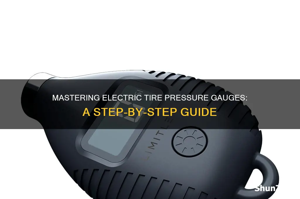 how to use an electric tire pressure