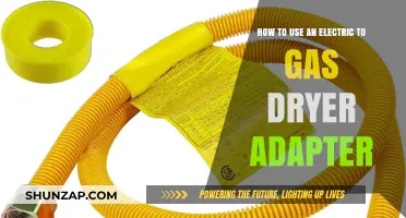 Switching Dryer Power: A Guide to Using Electric to Gas Adapters