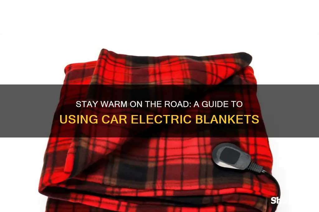 how to use car electric blanket