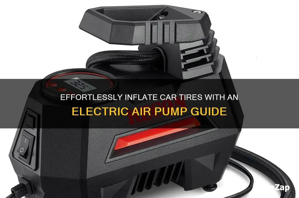 how to use electric air pump for car tires