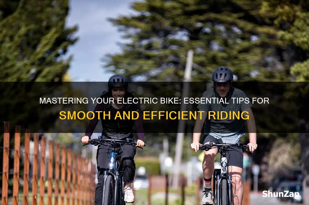 how to use electric bike
