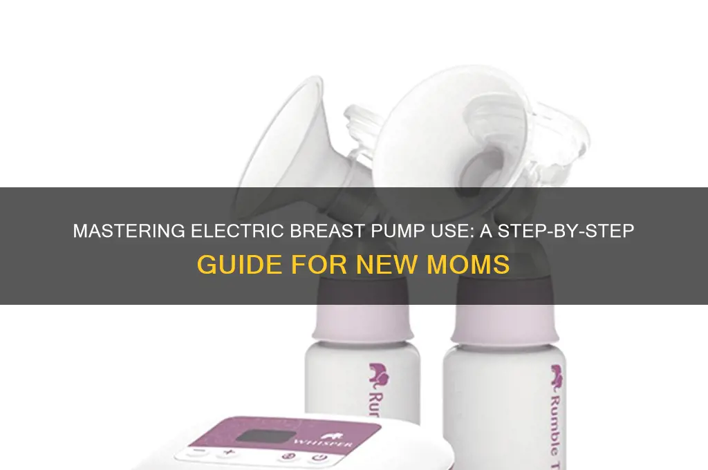 how to use electric breast pump