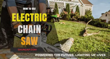Mastering the Electric Chainsaw: A Beginner's Guide to Safe Usage