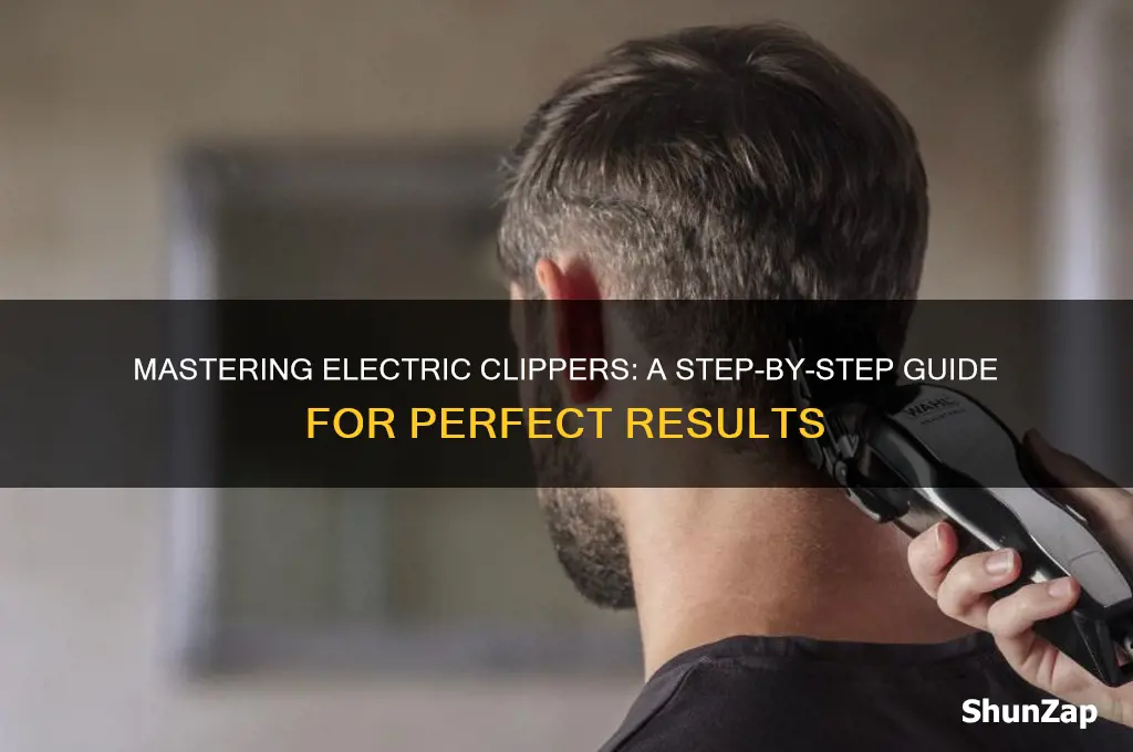 how to use electric clippers