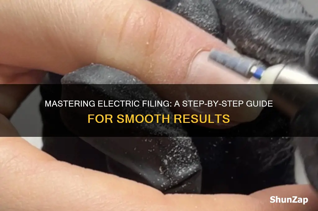 how to use electric file