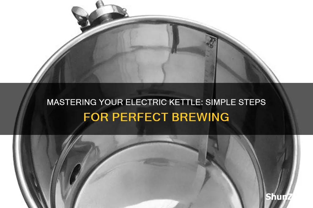 how to use electric kettle