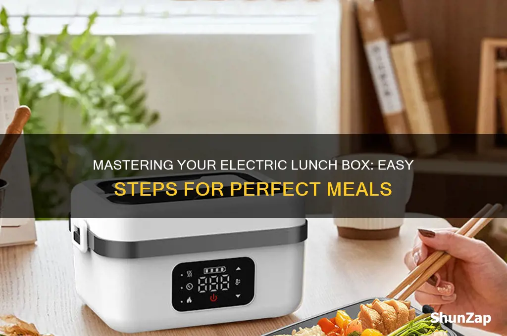 how to use electric lunch box