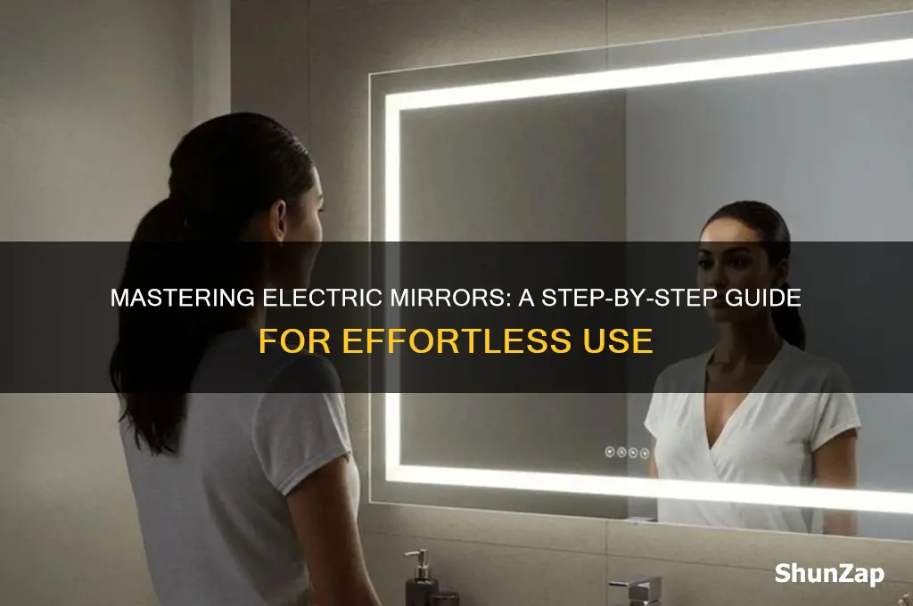 how to use electric mirror