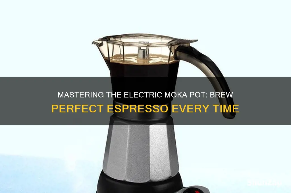 how to use electric moka pot