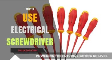 Mastering the Electrical Screwdriver: Efficient Techniques for DIY Projects