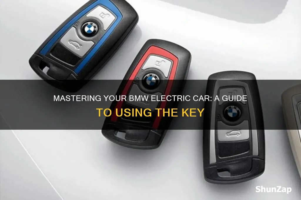 how to use key on bmw electric car