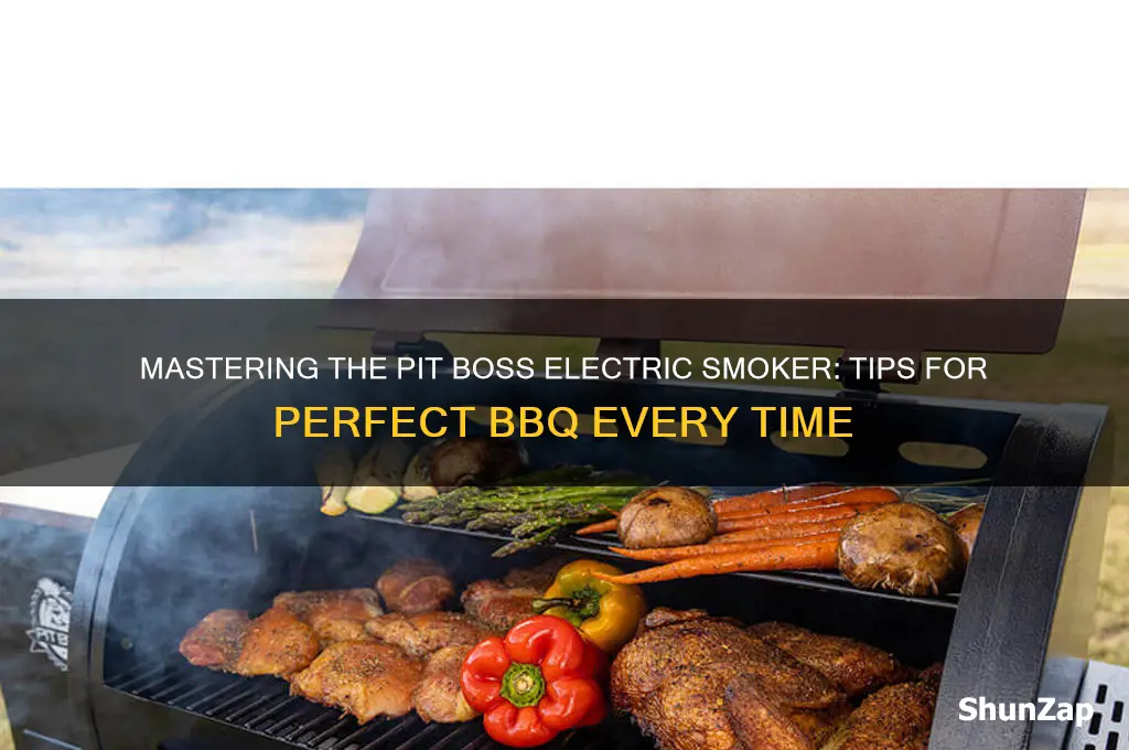 how to use pit boss electric smoker