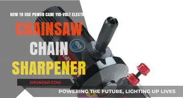 Mastering the Power Care 110-Volt Electric Chainsaw Chain Sharpener