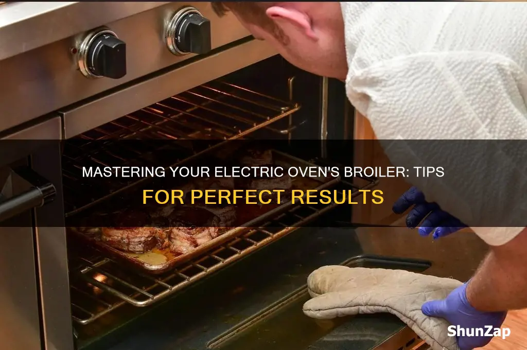 how to use the broiler on an electric oven