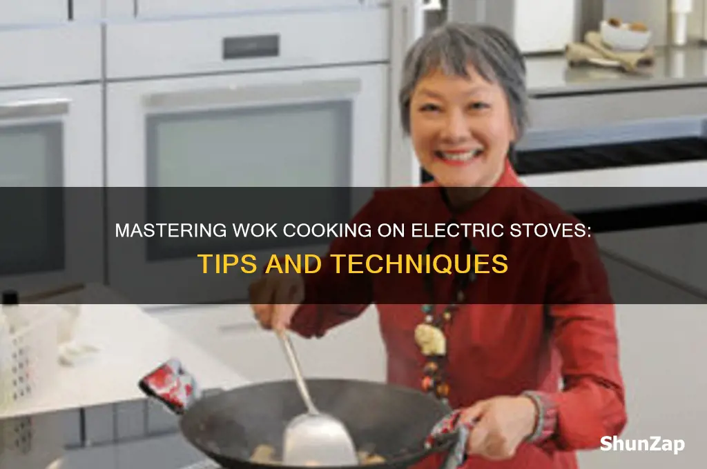 how to use wok on electric stove