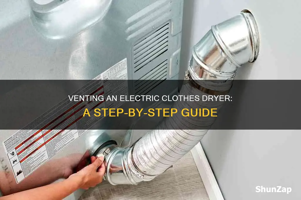 how to vent an electric clothes dryer