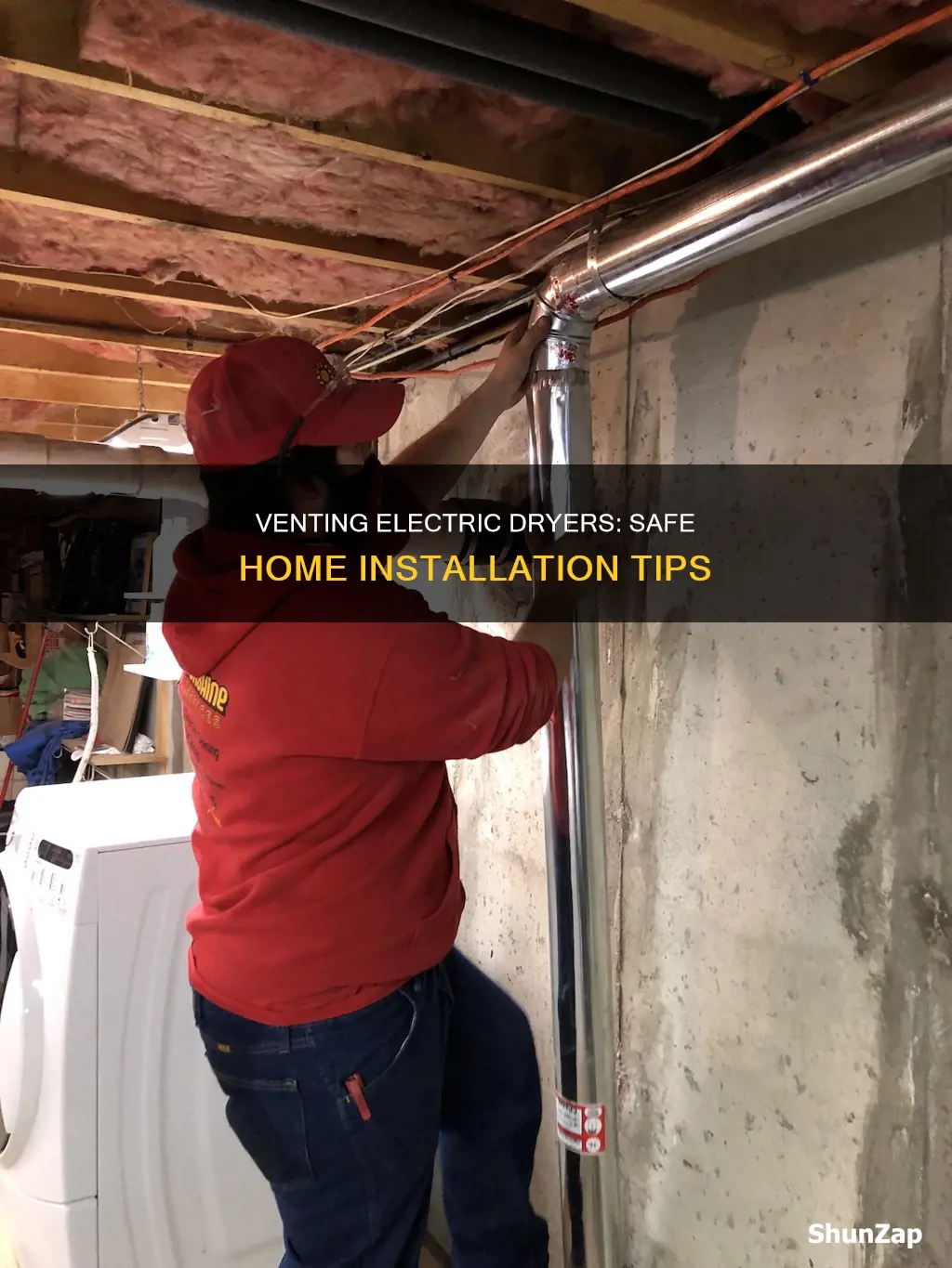 how to vent electric dryer in house