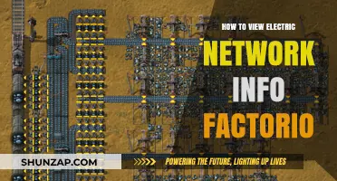 Factorio: Viewing Electric Network Information