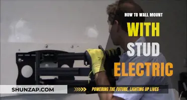 Wall Mounting: Stud Electric for a Secure Fit