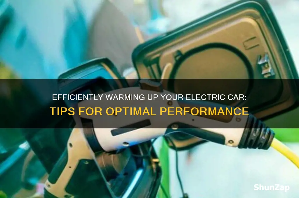 how to warm up an electric car