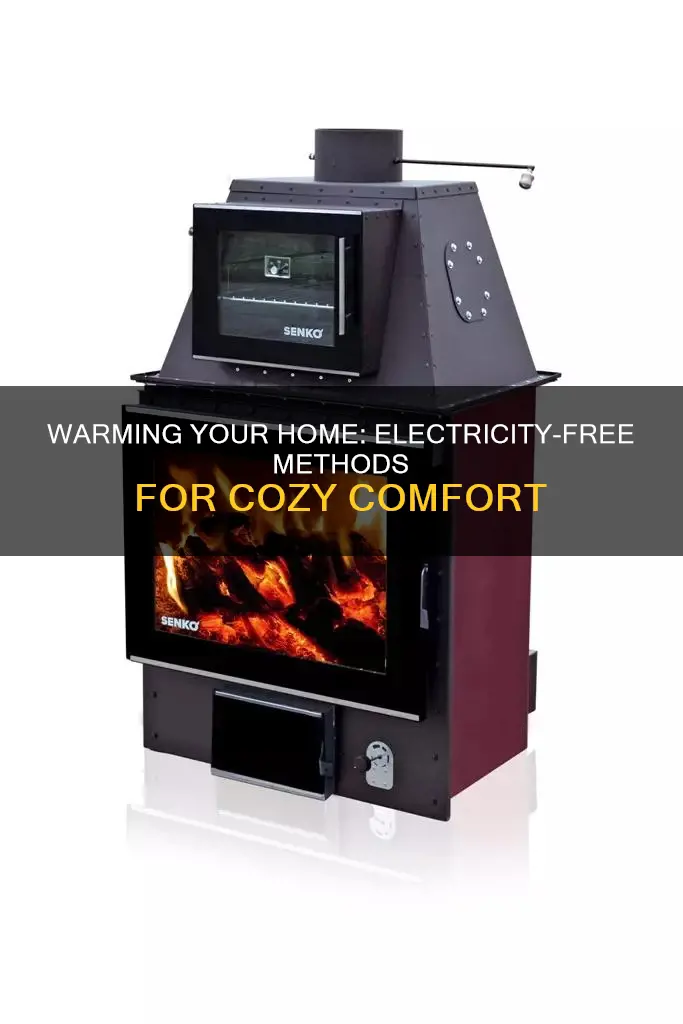 how to warm your house without electricity