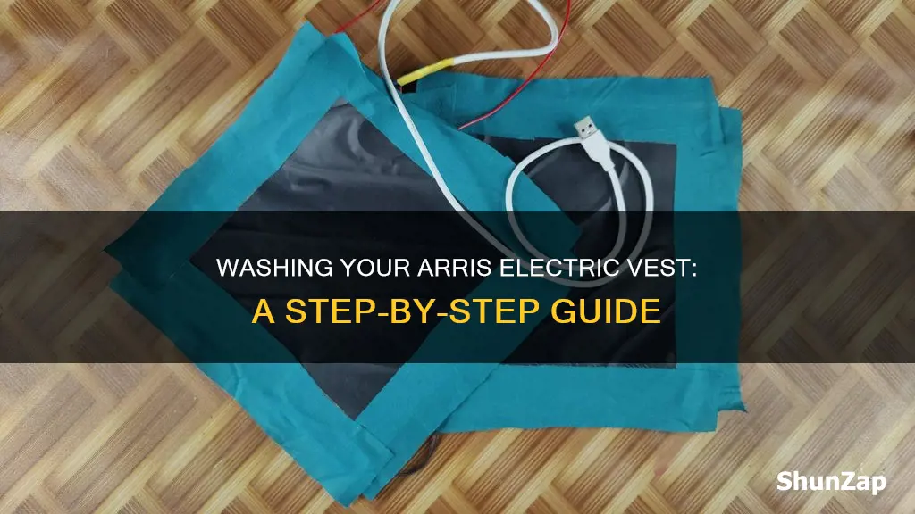 how to wash a arris electric vest