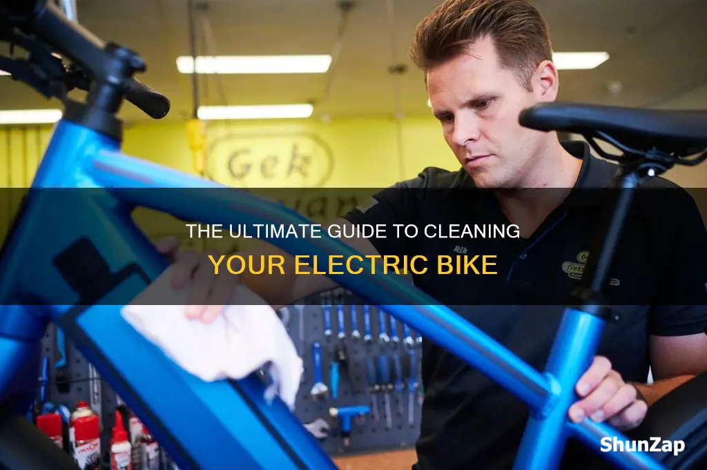 how to wash a electric bike