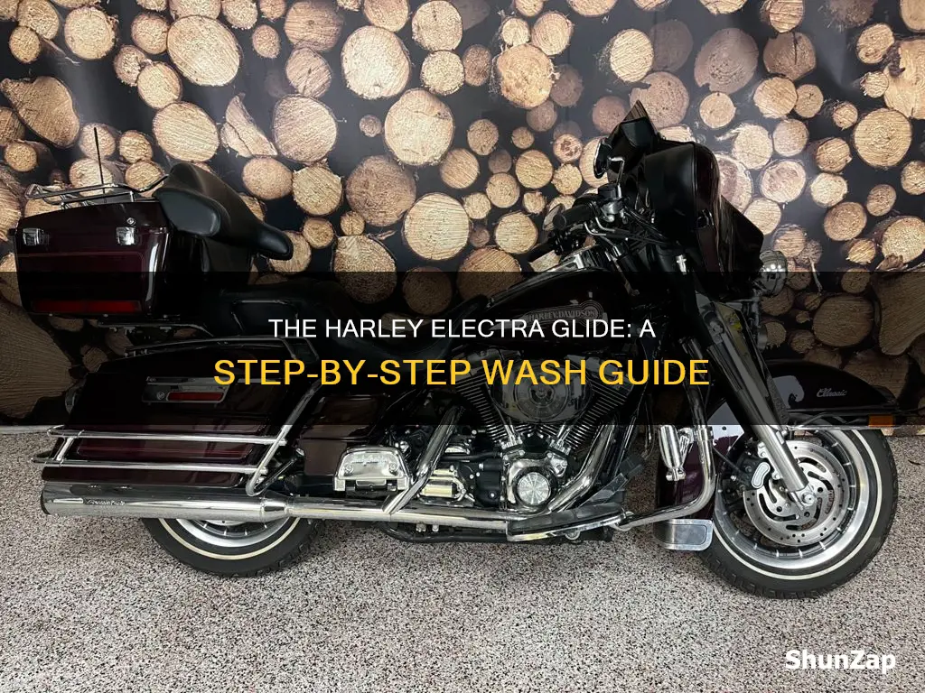 how to wash a harley electra glide