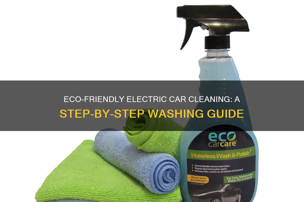 how to wash an electric car