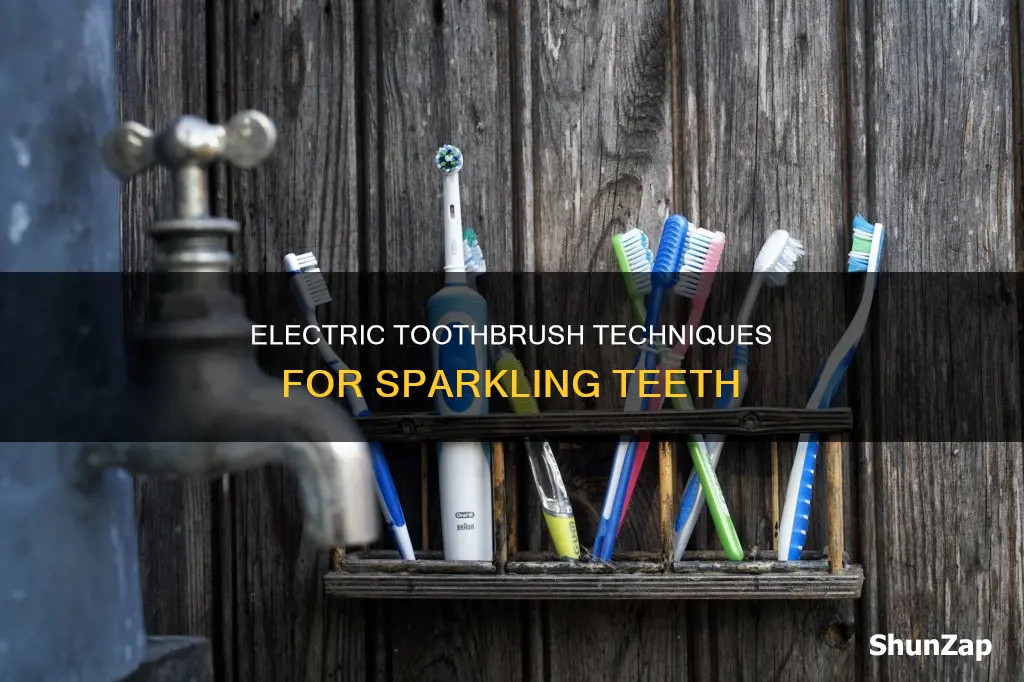how to wash teeth with electric toothbrush