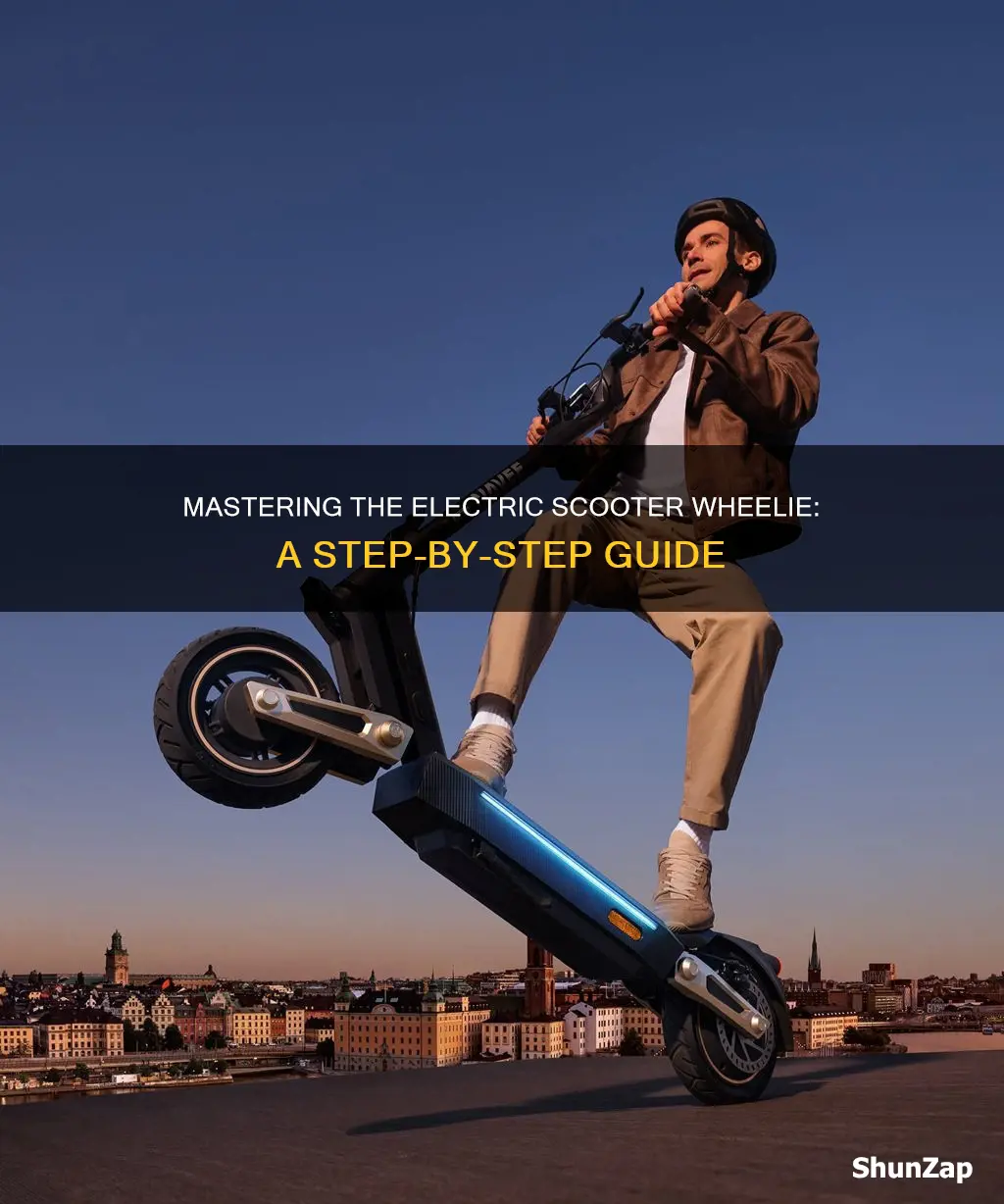 how to wheelie on a electric scooter