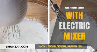 Whipping Cream: Electric Mixer Techniques for Beginners