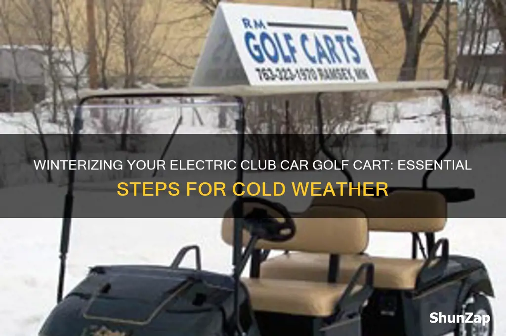 how to winterize an electric club car golf cart