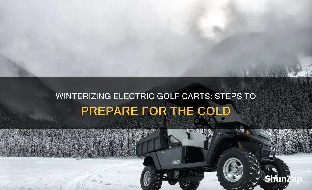 how to winterize an electric golf cart